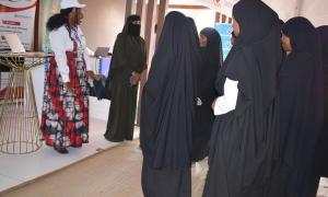 With Wajir Girls in Wajir County