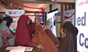 Najma with the ladies