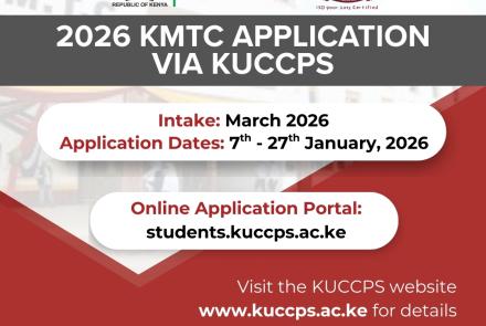 KMTC March 2026 Intake Poster